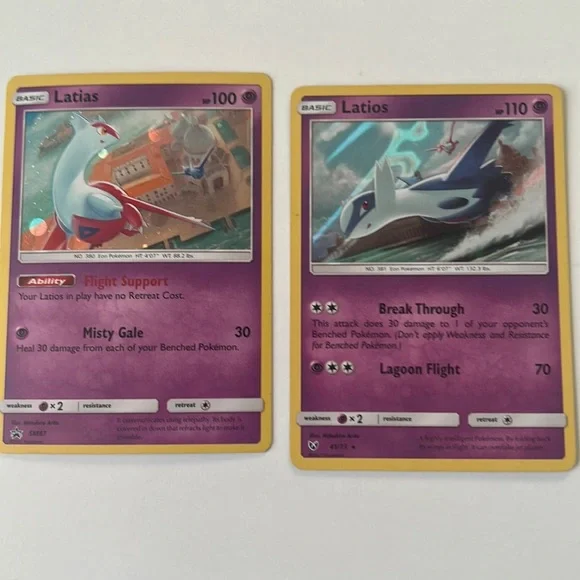 Pokemon | Toys | Latias And Latios Pokmon Cards | Poshmark